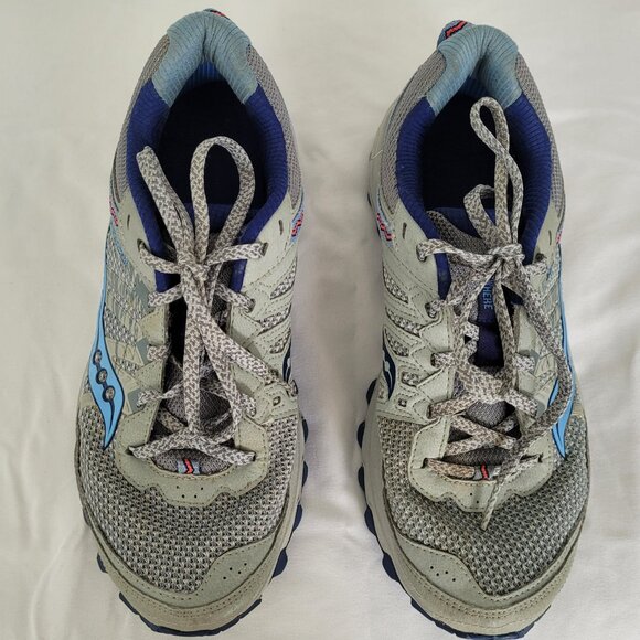 Saucony Women's Grid Excursion TR12 Trail Running Shoes S10451-1 Grey Blue 7.5 - Picture 4 of 8